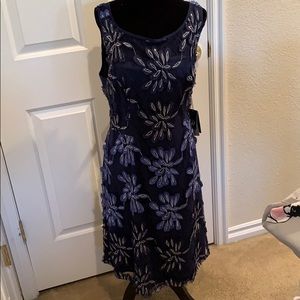 GORGEOUS ADRIANNA PAPELL SLEEVELESS DRESS